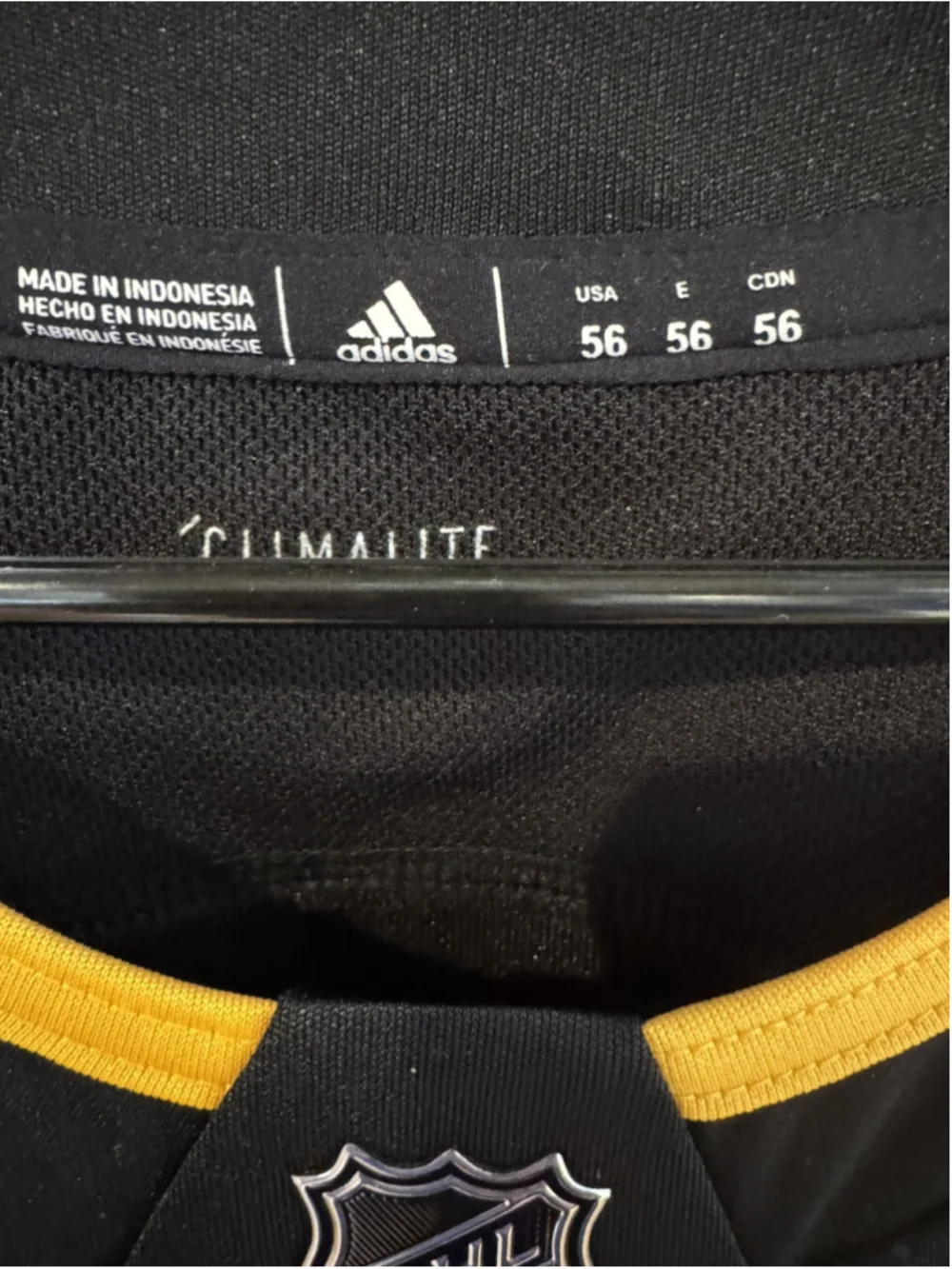 Pittsburgh Penguins Black Adidas Jersey With Fight Strap Size 56 NEW WITH TAGS